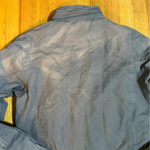 Kuhl Vintage Patina Dyed Zip Up Work Outdoors Canvas Jacket Mens Size S Gray - Picture 8 of 14